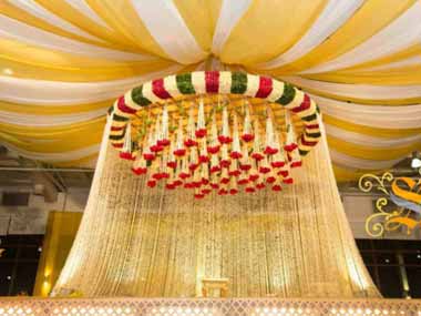 flower decorations in tirumala